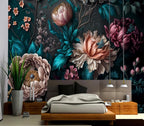 Peony Flowers Mural Wallpaper Peel and Stick