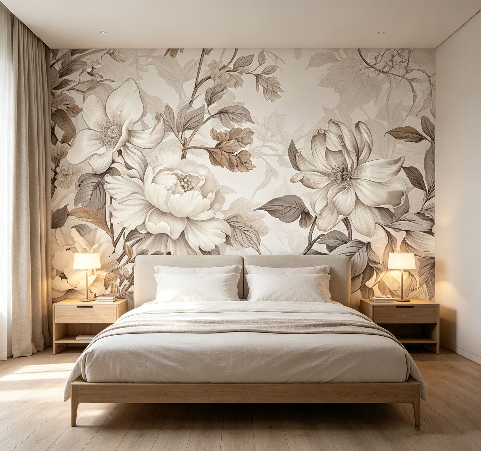 Rice white flowers-A003